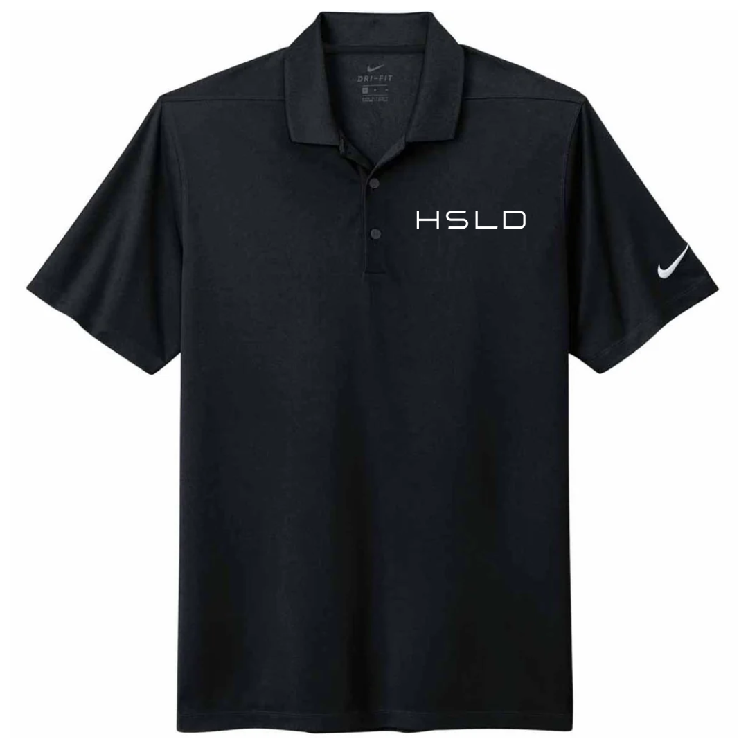 HSLD Nike Men's Black Dri-FIT Micro Pique 2.0 Polo